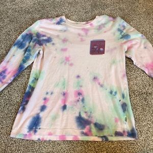 Tie dye vans shirt